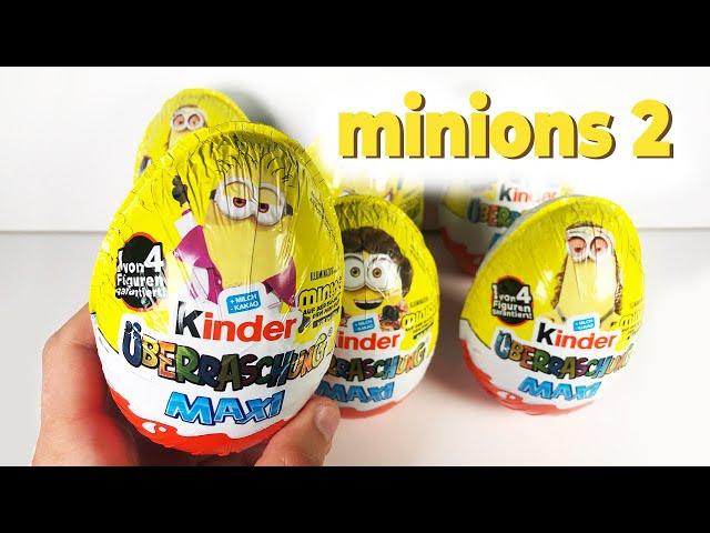 НОВИНКА 2020 | МИНЬОНЫ 2 | Киндер Сюрприз MAXI  | Kinder MAXI MINIONS 2 | THE RISE OF GRU