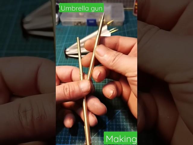 Umbrella toy gun making #shorts #viral #youtubeshorts #diy