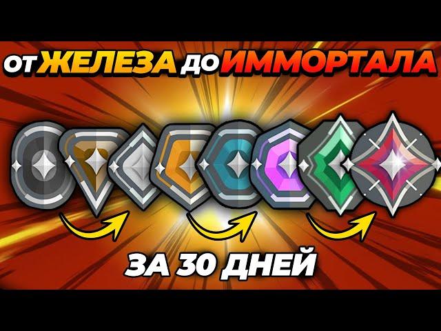 От ЖЕЛЕЗА до ИММОРТАЛА- КАК АПНУТЬ ЛЮБОЙ РАНГ в ВАЛОРАНТЕ!