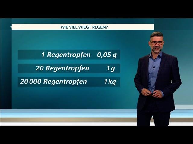 Wie viel wiegt Regen ???