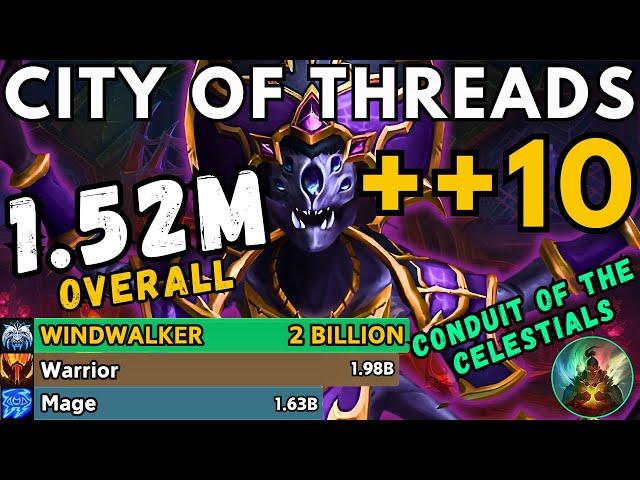 Windwalker Monk ++10 City of Threads | The War Within Season 1 M+