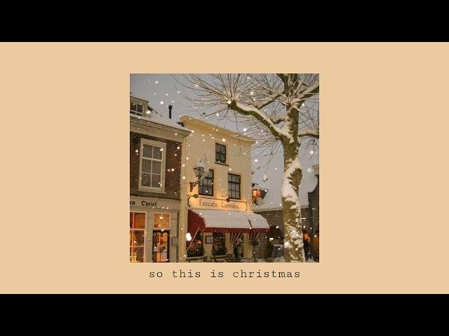 john lennon - so this is christmas (slowed + reverb)