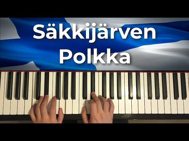 Säkkijärven Polkka (Piano Tutorial Lesson)