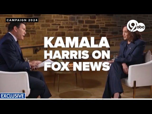 Takeaways from Kamala Harris' combative interview with Fox News