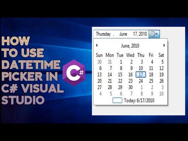 DateTimePicker C# | C# DateTimePicker Control | Date Time Picker in c#