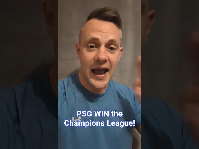 PSG WIN the Champions League! #psg #championsleague #football