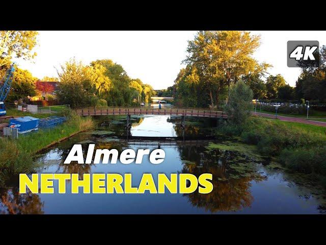 A Day in Almere, Netherlands: Exploring Streets, Malls, and Finding a Plant Store, 2024! 