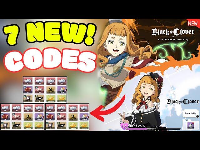 BLACK CLOVER MOBILE  NEW GIFT CODE NOVEMBER 2024 - BLACK CLOVER MOBILE GIFT CODES - BLACK CLOVER M