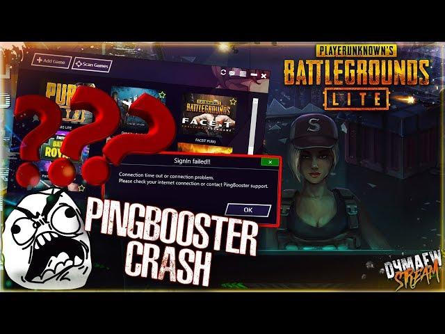 PUBG LITEPINGBOOSTER CRASH КАК ЗАПУСТИТЬ?