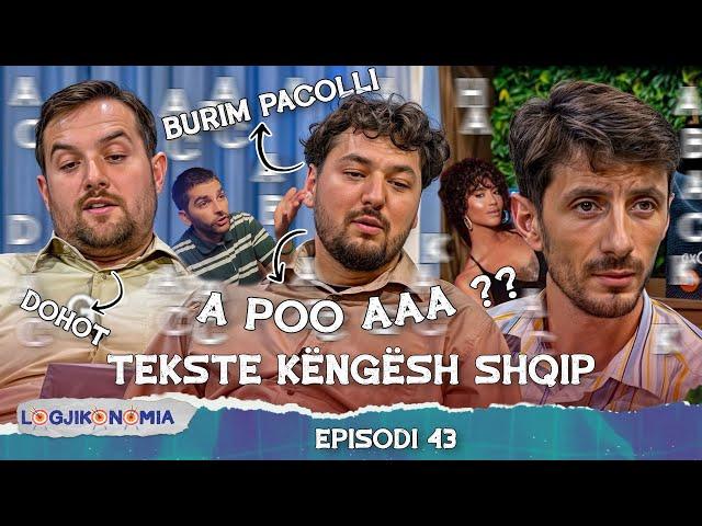 LOGJIKONOMIA Ep.43 – “Tekste këngësh shqip” | @teve1