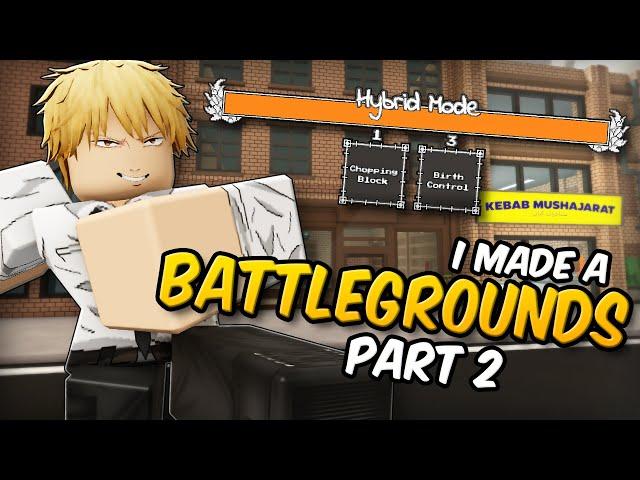 [PART 2] I made my own BATTLEGROUNDS GAME! | Roblox