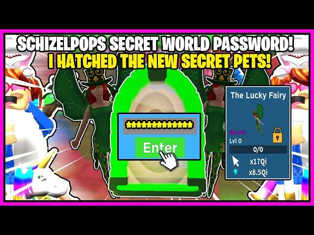 NEW *CLICKING CHAMPIONS* I finally hatched the SECRET PET from the SECRET WORLD! - Roblox