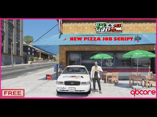 QBCore Pizza Job Script | Free Script | Fivem Tutorial 2023 | RX Development |