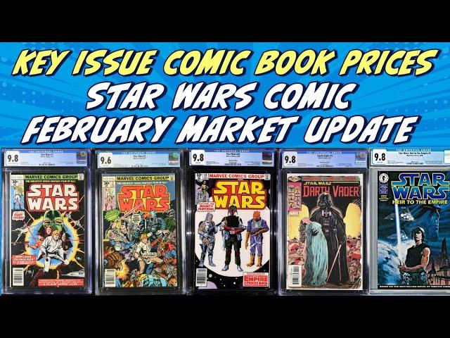 CGC Graded Star Wars Comic Book Market Update | February 2025 Price Guide | Historical Sales Data