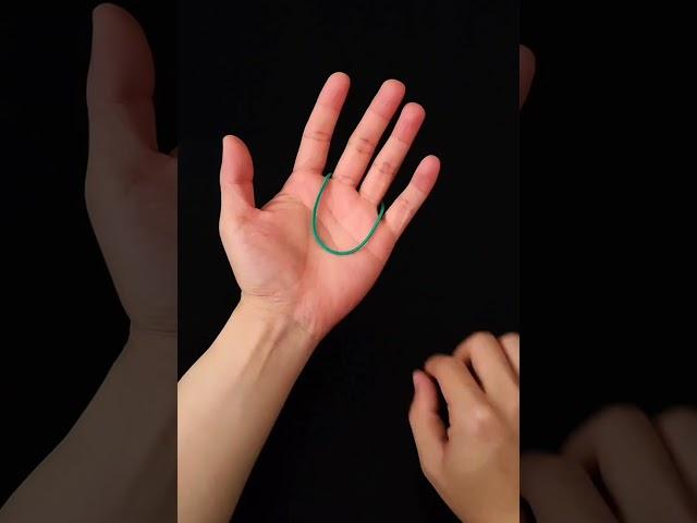 Easy Rubber Band Magic Trick #shorts #viral #magictrick