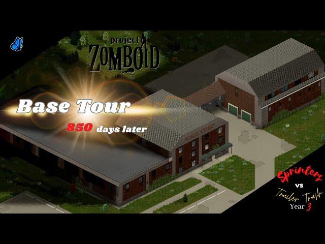 My Zomboid Base - 850 Days later