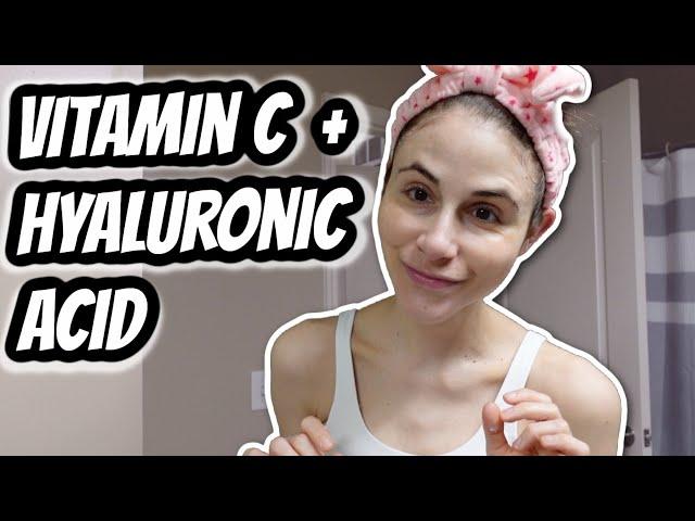 Vlog: Using VITAMIN C AND HYALURONIC ACID | Dr Dray