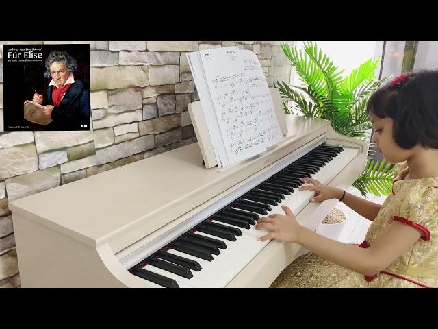 Beethoven - Für Elise full piano version by (my little pianist) Nanasu Shetty.