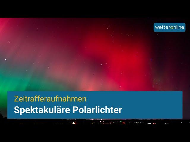 Spektakuläre Polarlichter im Zeitraffer 