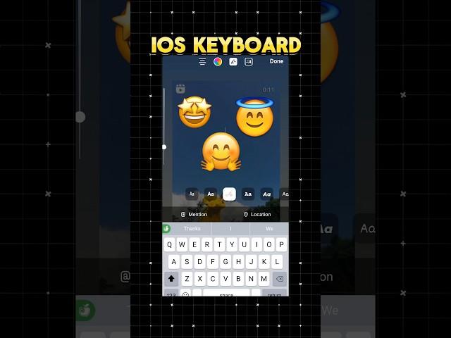 iPhone emoji on Android | iOs Keyboard With iOs Emoji On Android 