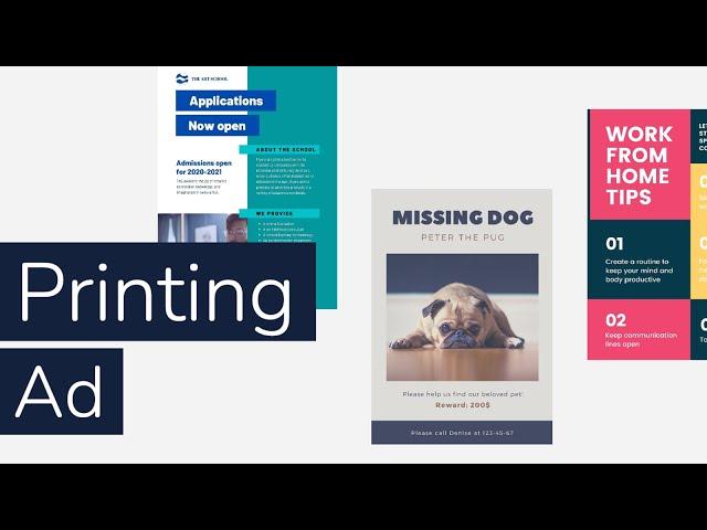 Printing Ad Video Template (Editable)