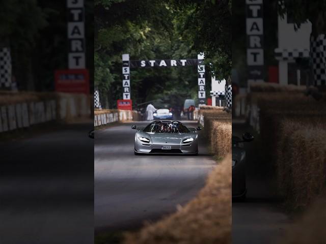 Koenigseggs on track at the Goodwood Festival of Speed! #supervettura #koenigsegg @TimFosterLDN