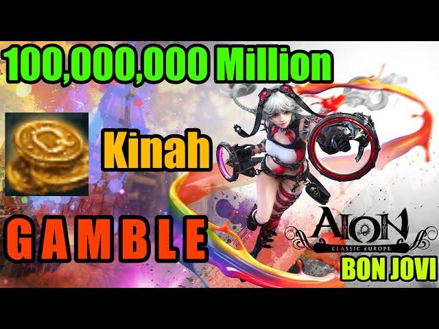 I spent 100,000,000 Kinah !!! and here is result Aion classic EU