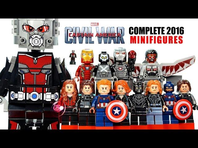 LEGO® Captain America: Civil War Marvel Super Heroes 2016 Complete Minifigures