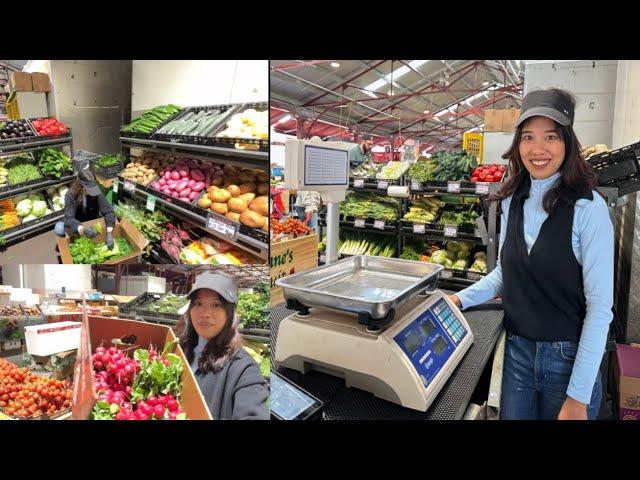 Nag Apply ako ng trabaho bilang tindira Sa Market|Buhay Australia