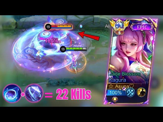 22 Kills! New Kagura Aggressive Damage Build after Lose Streaks In Rank Match !