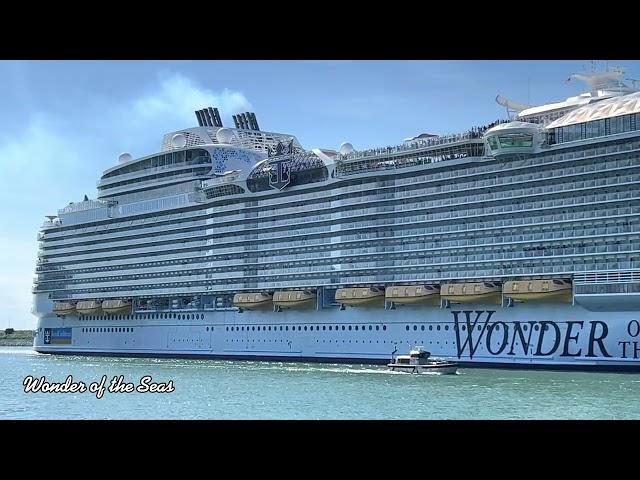 Epic Sail Away on Wonder of the Seas | Cruise from Port Canaveral | July 7th, 2024