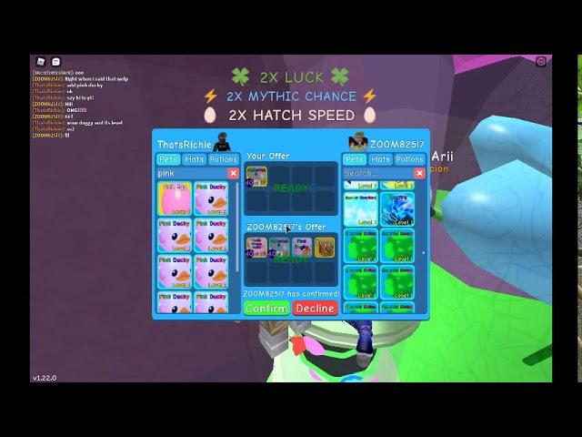 Trading For Shiny Candy Winged Hydra In Bubble Gum Simulator!