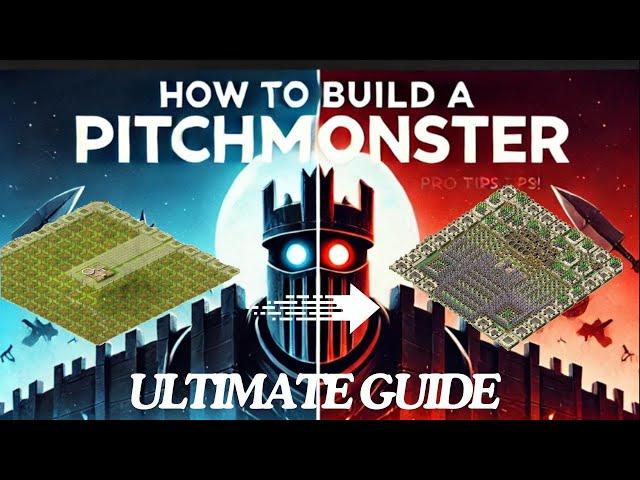 HOW TO BUILD A PITCHMONSTER CASTLE! ULTIMATE STRONGHOLD KINGDOMS DEFENSE GUIDE! FULL TUTORIAL!