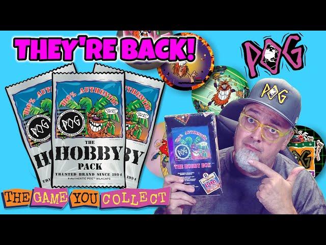 Goin Back To The 90's! NEW OFFICIAL POG Hobby Box Unboxing!