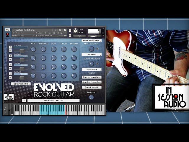 Evolved Rock Guitar - In Session Audio