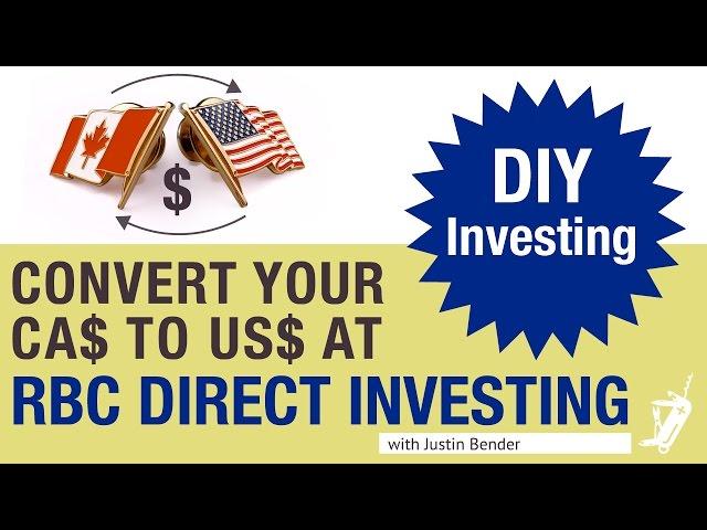 Norbert's Gambit at RBC Direct Investing | DIY Investing with Justin Bender