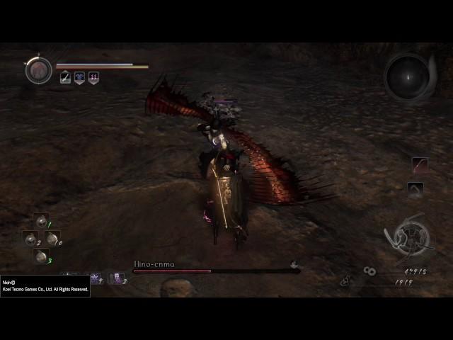 Nioh Hino-enma Boss Fight Easy Kill Method