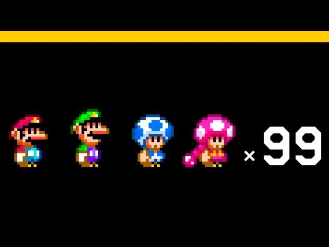 Super Mario Maker 2 – 3-4 Players Super Worlds Local Multiplayer (Co-Op) Walkthrough Full Game