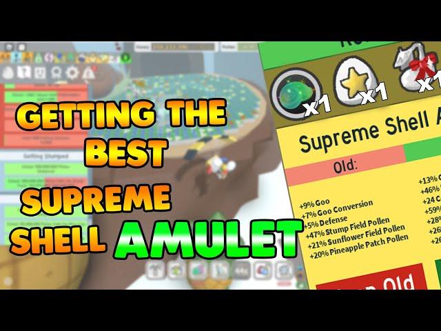 Getting The Supreme Shell Amulet After 10 Years... | Roblox - Bee Swarm Simulator