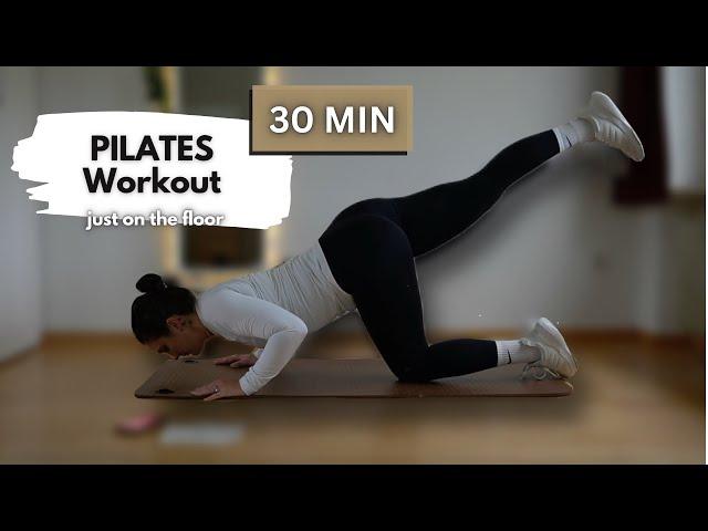 30 MIN Full Body PILATES WORKOUT ‍️ (for beginners, no equipment)