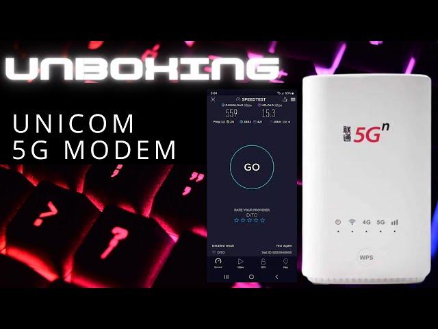 Unboxing unicom vn007+ 5G modem