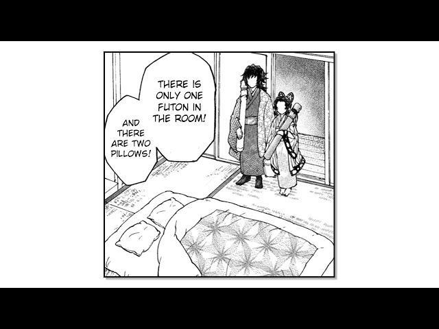 Giyuu Tomioka x Shinobu Kochou Doujinshi - Sharing a room at the inn