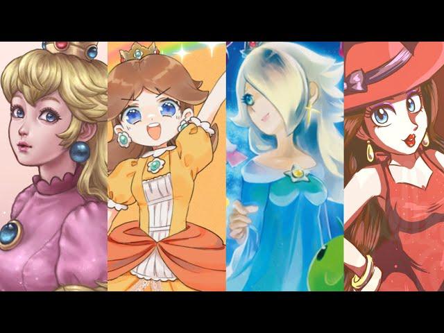  Peach , Daisy , Rosalina and Pauline Tribute - TRNDSTTR 