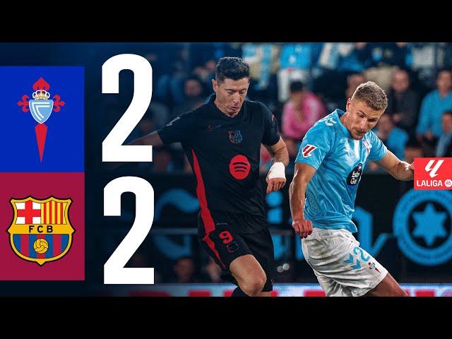 CELTA DE VIGO 2 vs 2 FC BARCELONA | LALIGA 2024/25 MD14