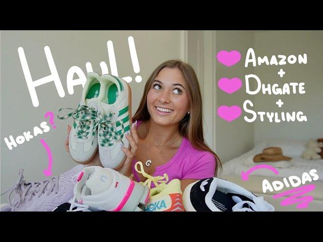 HUGEEE summer shoes haul + outfit ideas! (dhgate & amazon) 