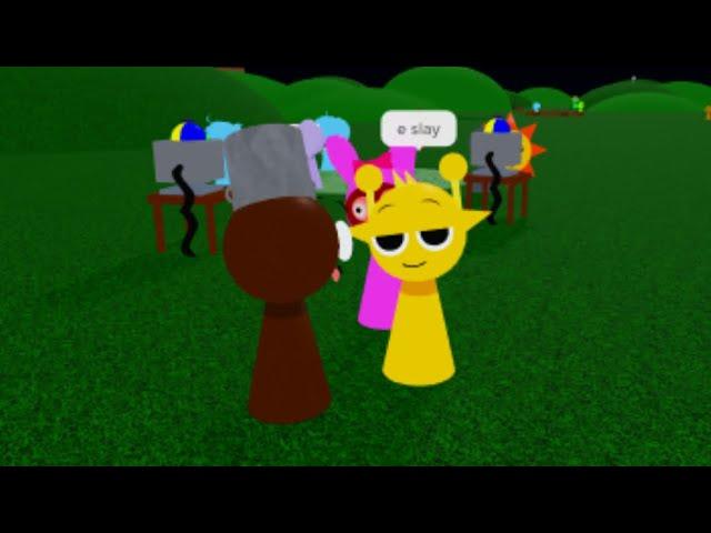 SIMON DOES A RITUAL ON BRUD  || roblox sprunki rp || slay