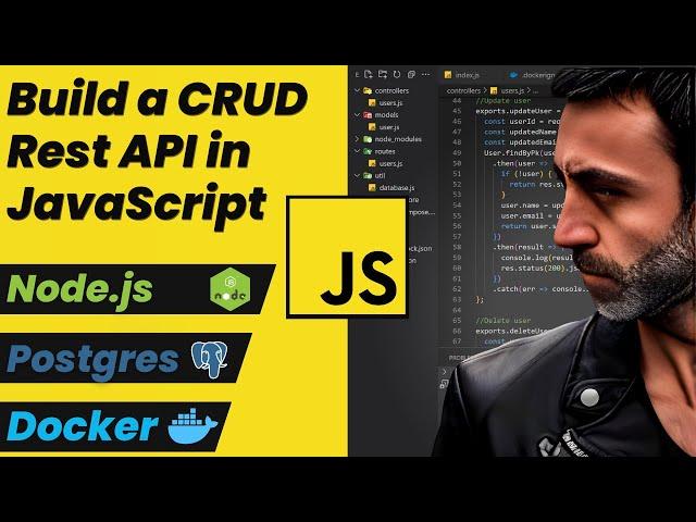 JavaScript CRUD Rest API: Nodejs, Express, Postgres, Sequelize, Docker