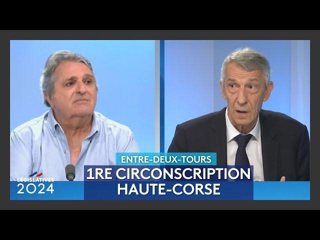 3 juillet 2024 : Débat d'entre deux tours de de la  1ere circonscription de Haute Corse