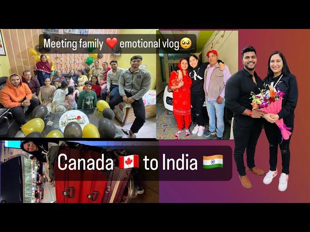 Canada to india| Meeting husband and family after 1.5 years | #canada #canadatoindia #nikkisworld