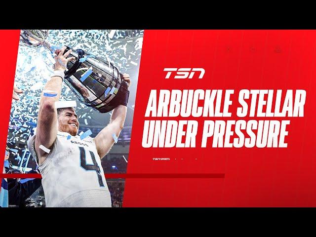 How did Argos dominate Bombers in second half of Grey Cup?